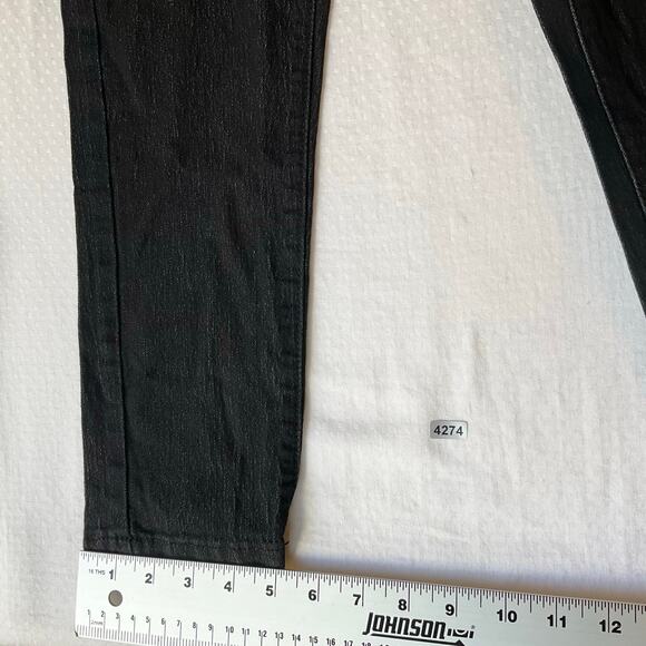Bongo Women PullOn Jeggings size L Black Mid Rise Stretch - Picture 5 of 10